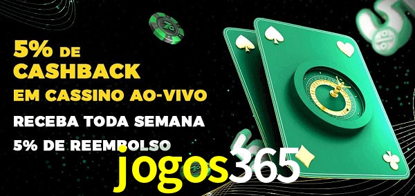Promoções do cassino ao Vivo jogos365